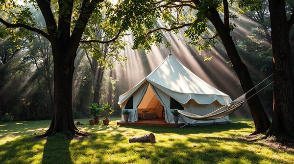 Évadez-vous avec le camping de luxe : entre nature et confort
